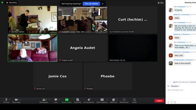 -Our first shared service with Unitarian Universalist Church of Manchester NH