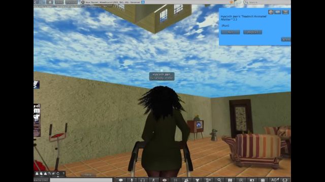 -Our really cool finished basement