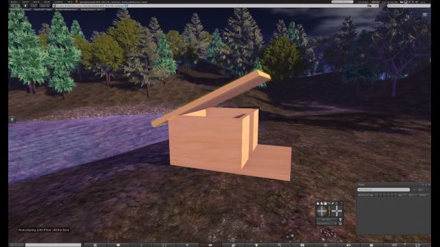 -Building a simple house in Open Simulator