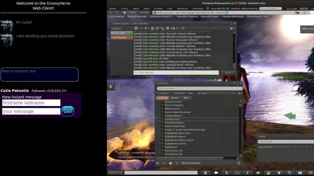 Web Client in progress