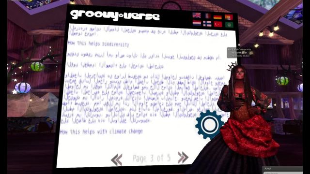 -Multi language info board!