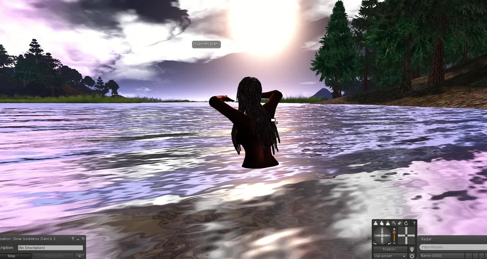 -Happy to be home - ritual water dance