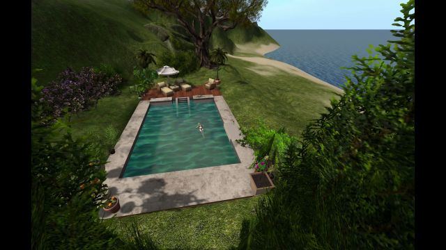 in pool in Litha