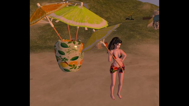 fruity cocktail parasols